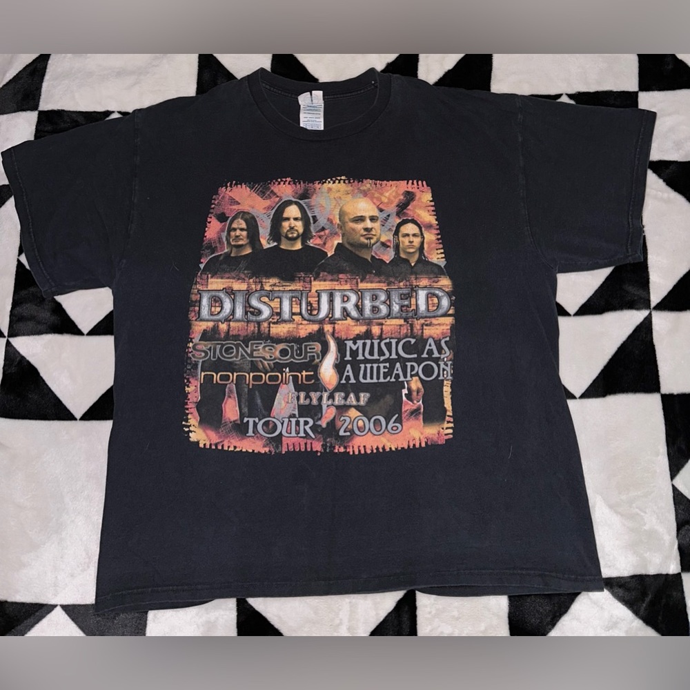 Vintage 2006 Disturbed Band Tee